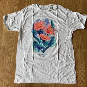 Levi's Tropical Hibiscus Graphic Tee White Large